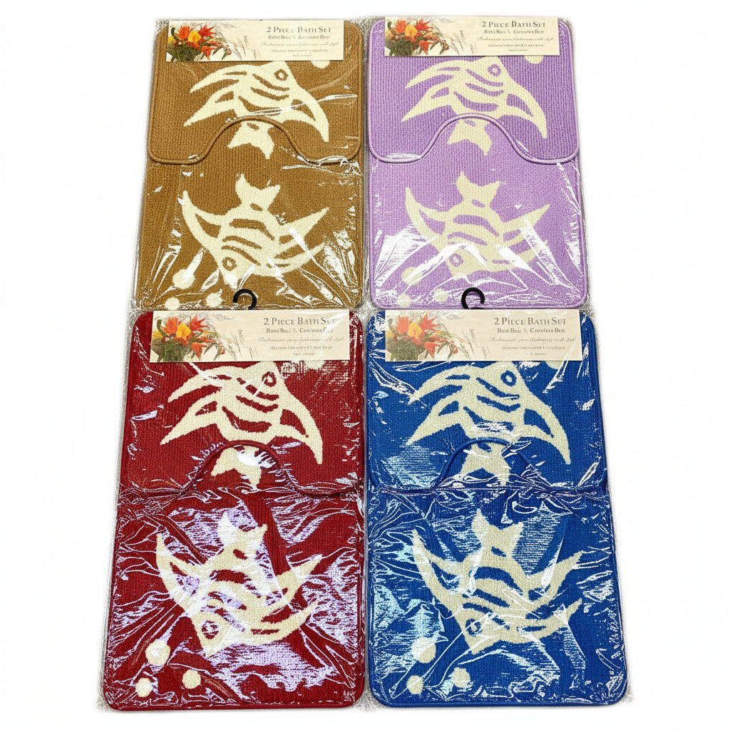 Bathroom mat -2PC