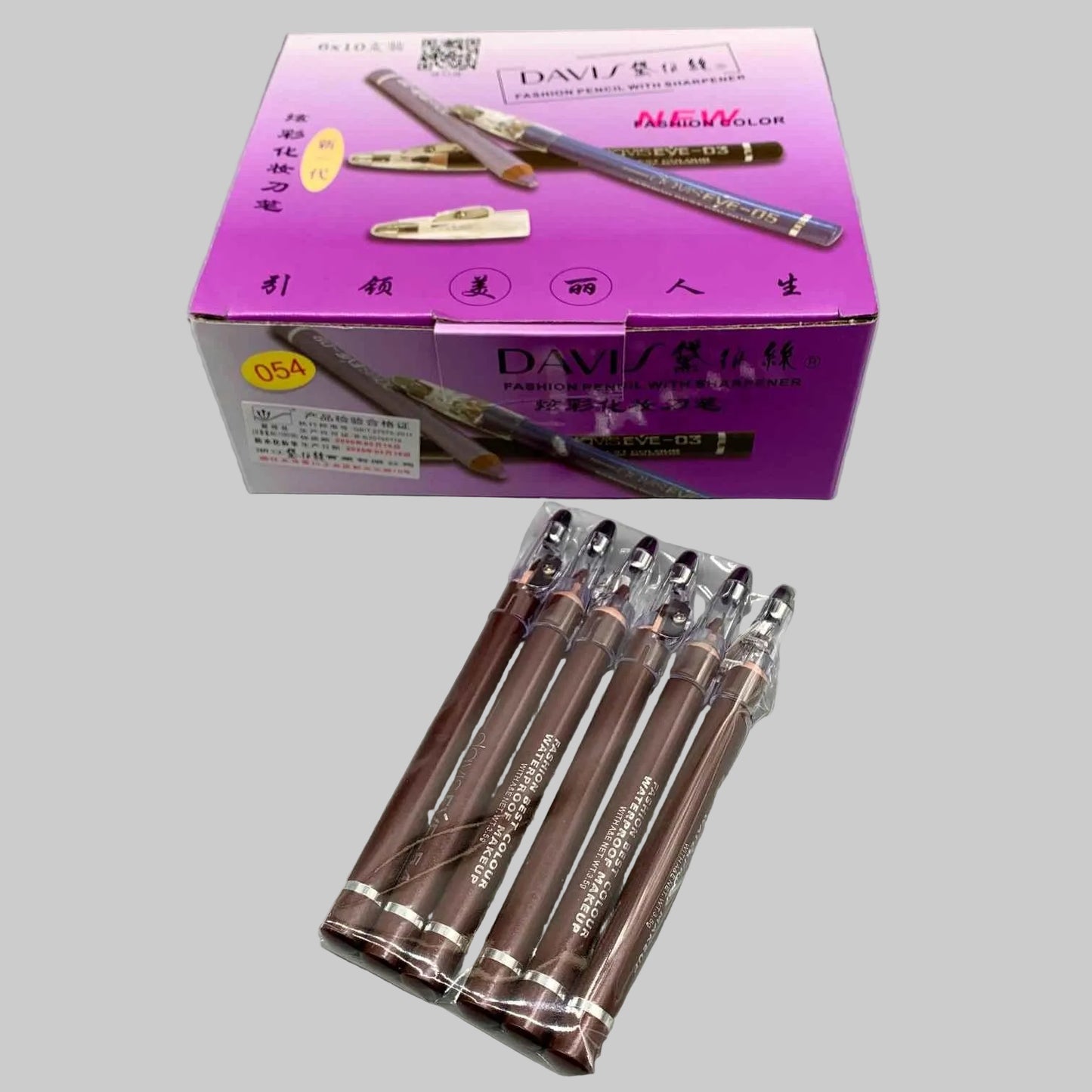 Eyeliner/lipliner with sharpener (054, Dark coffee) Code:EW96328-54