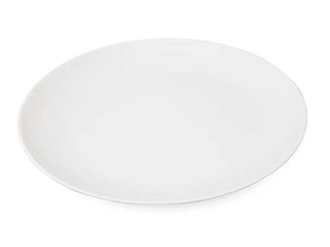 White Melamine Serving Platter 355mm Diameter