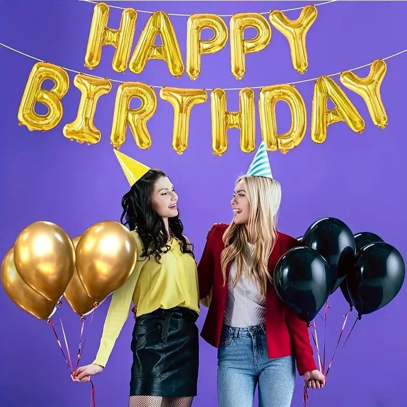 HAPPY BIRTHDAY FOIL BALLOON SET 13PCS