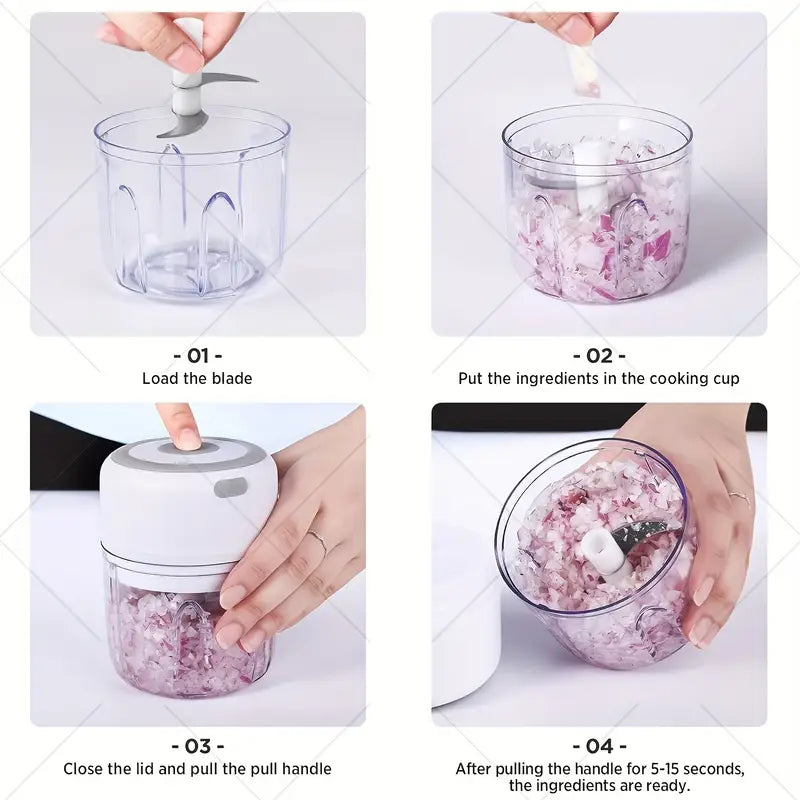 USB Rechargeable Mini Food Chopper