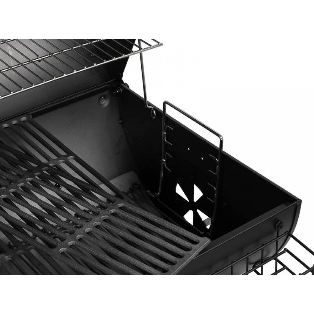 Char-Griller Deluxe Charcoal BBQ - Barrel Barbeque - Char Grill Barbecue