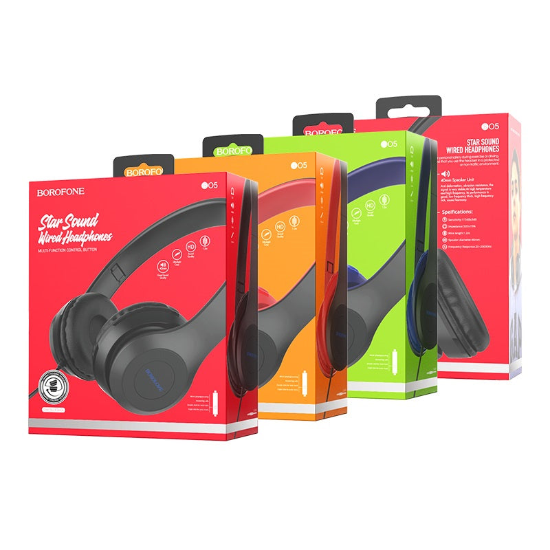 BOROFONE Wired Headphones -B05