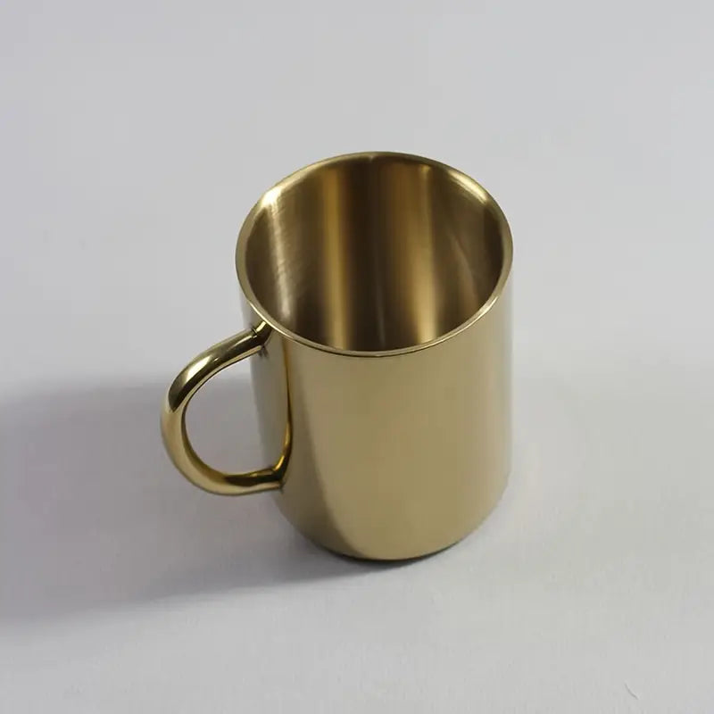 Stainless Steel Copper Plated Water Mug