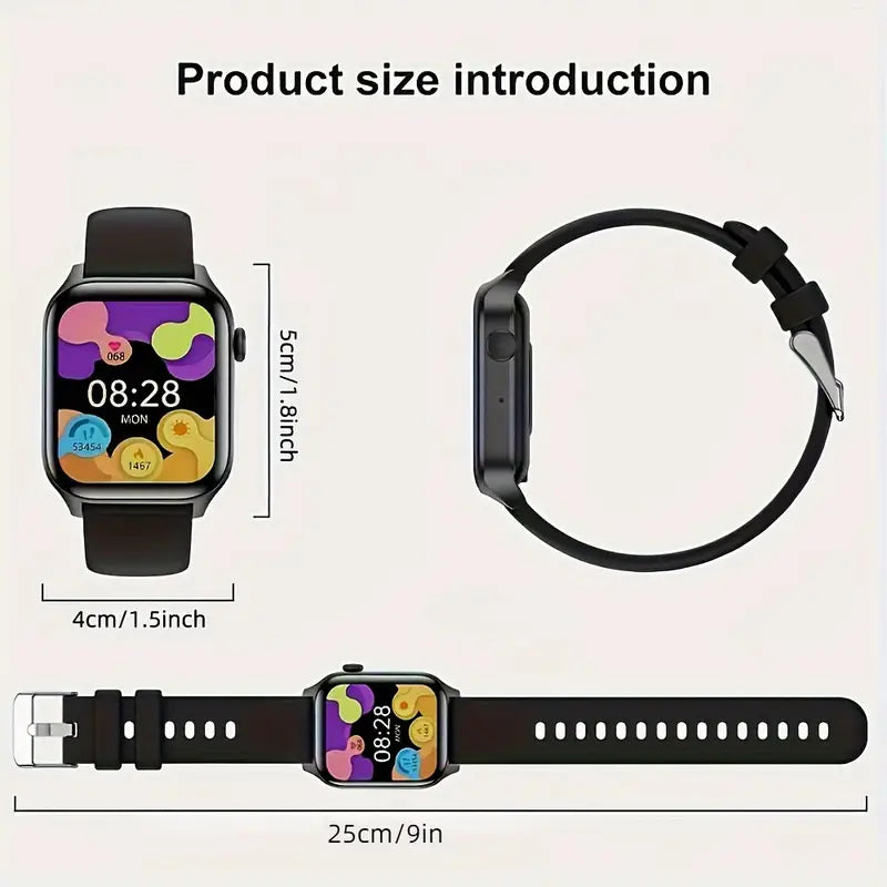Smart Watch (Make/Answer Call), Fitness Activity Tracker For Women Men, SmartWatch With Many Sport Modes, Smart Activity Watch For Android/IOS Phones