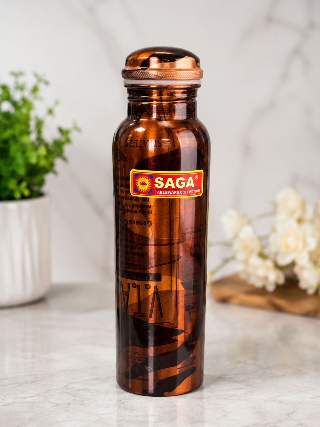 Pure Copper Bottle Style 2