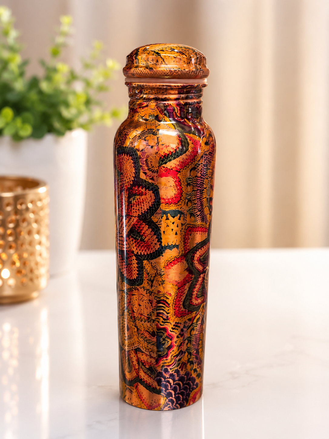 Pure Copper Bottle Style 5