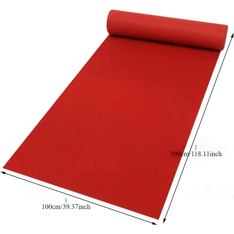 Red Wedding Carpet 100x300cm