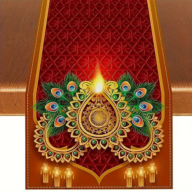 Happy Diwali Table Runner