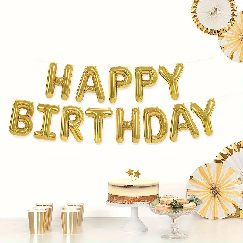HAPPY BIRTHDAY FOIL BALLOON SET 13PCS