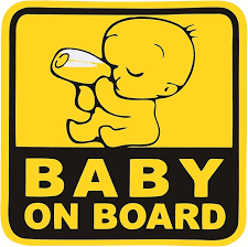 BABY ON BOARD STICKER