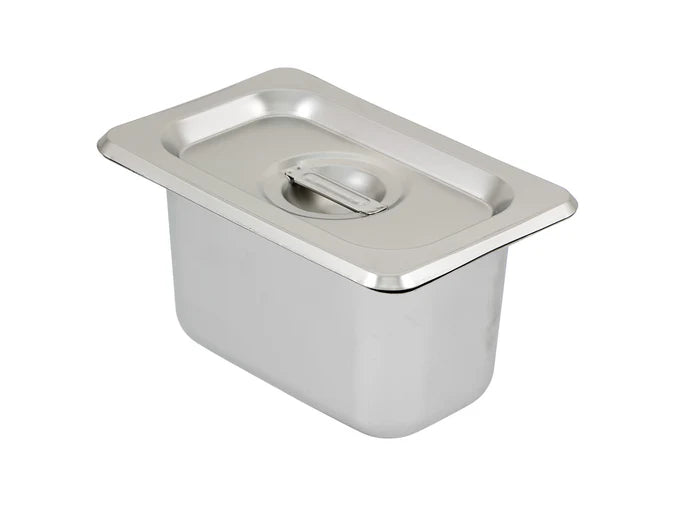 Steam Pan 1/9 100mm S/S Gastronorm Dish with Lid