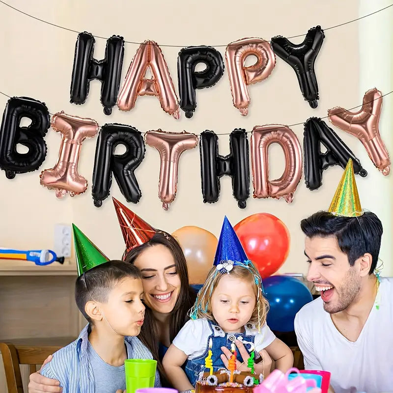 HAPPY BIRTHDAY 13PCS FOIL BALLOONS