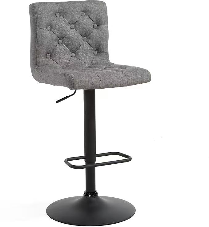 Bar Stool set of 4- Model -RO- 13, Bar Chairs,Upholstered Counter Height with High Backrest for Kitchen Island