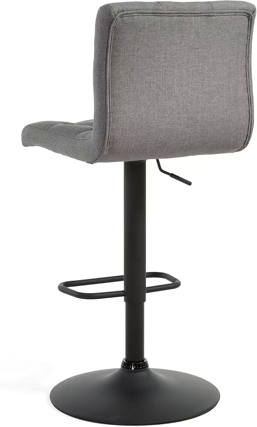 Bar Stool Model- RO- 13 Bar Chair,Upholstered Counter Height with High Backrest for Kitchen Island, Black