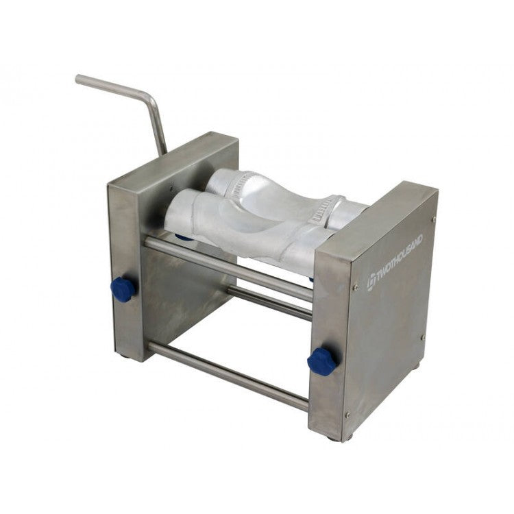 Commercial Filled Pastry Turnover Maker - Stainless Steel - Manual Crank Machine)