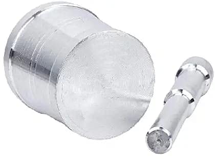 Stainless Steel Manual Garlic Spice Tamping Rammer Mortar Pestle Mill Grinder