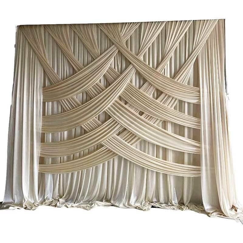 BackDrop 3x3 8 Pcs Drape - White