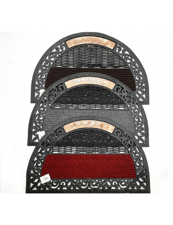 Home-Door Mat Round Half Brand New 43*73cm