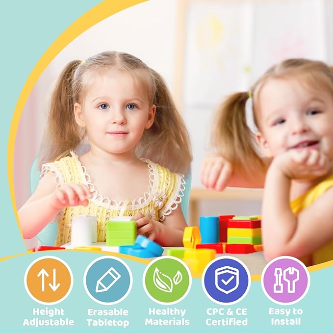 Kids Table and 1 Chairs Set