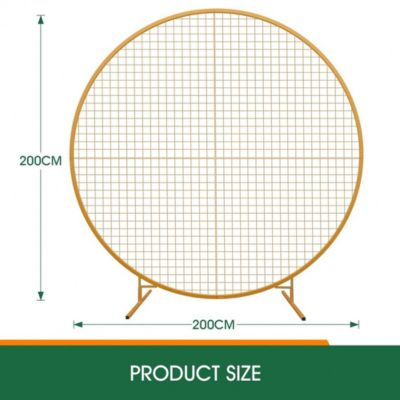 Party backdrop arch with mesh