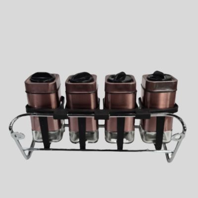 Condiments 4 Piece Set- Rose Gold