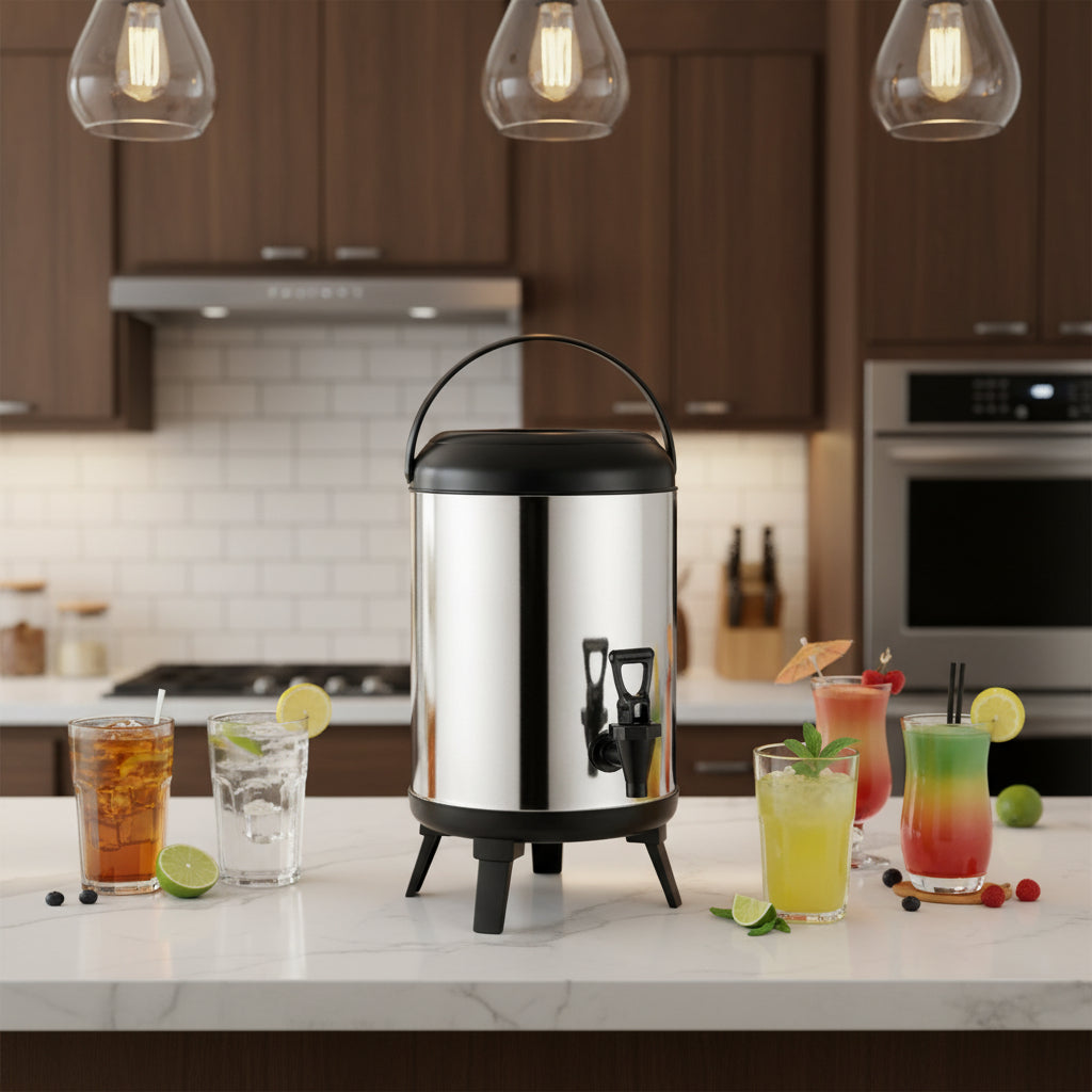 Milk Tea Dispenser Stainless 10L