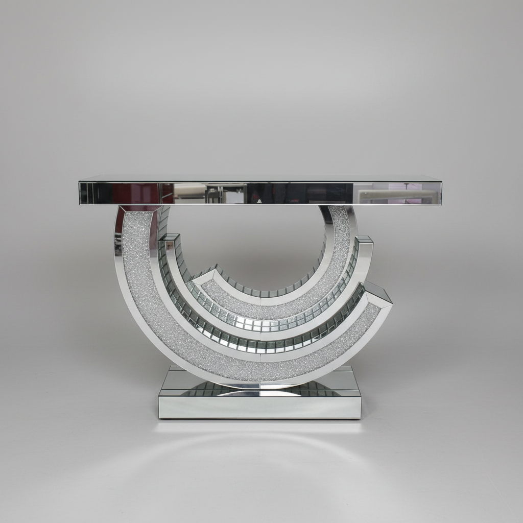 Julie Console Table Silver JS48