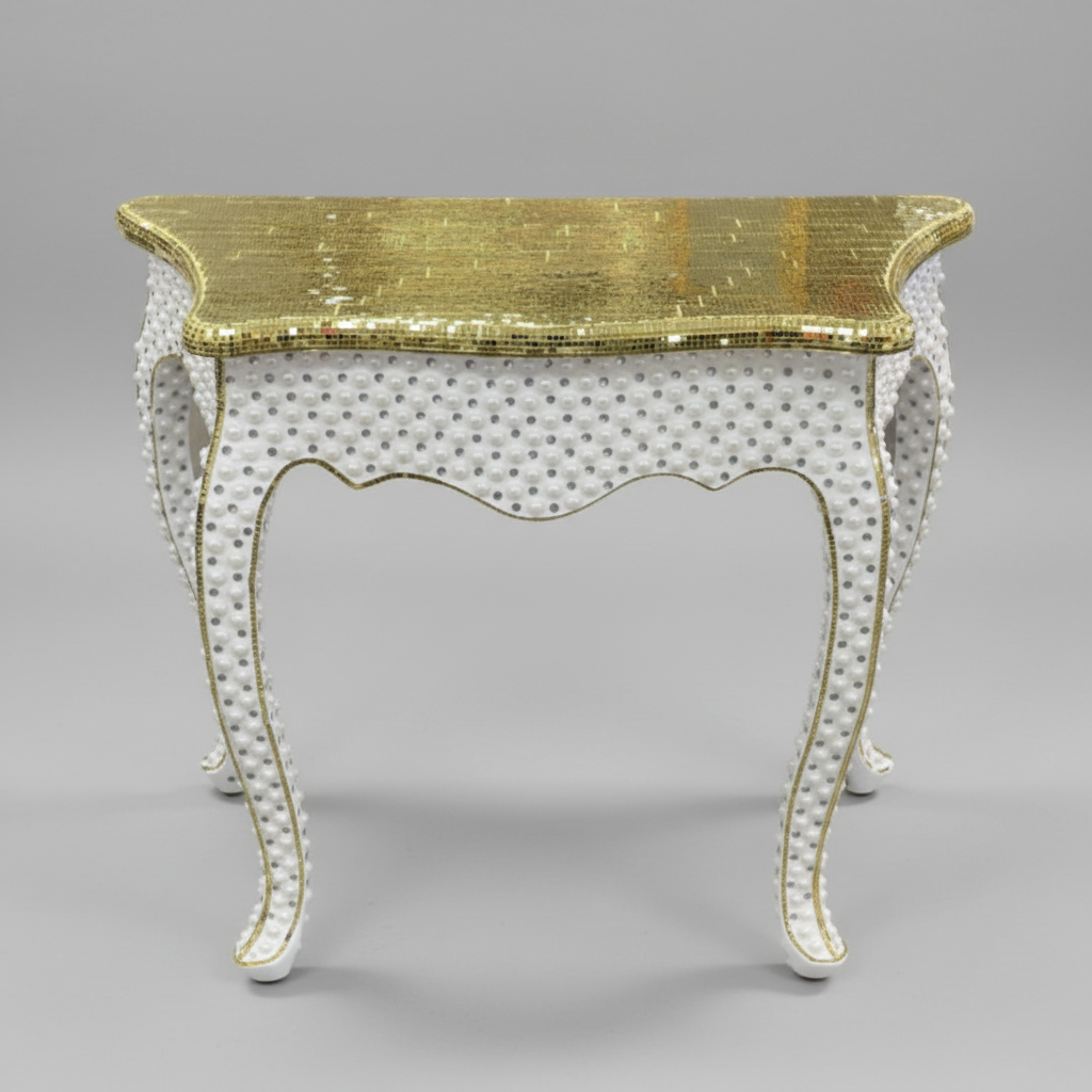 Pearl Table Large Gold