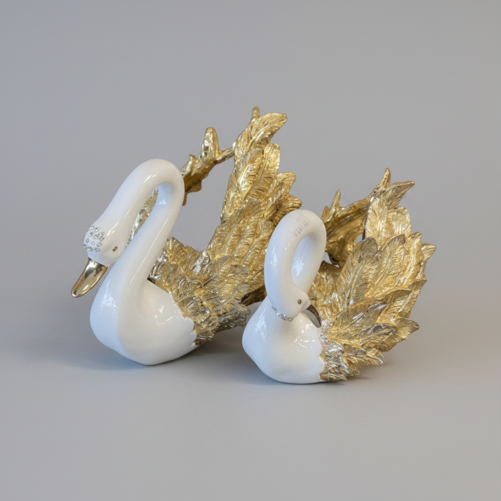 Small Swan Set Gold
