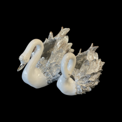 Small Swan Set Silver