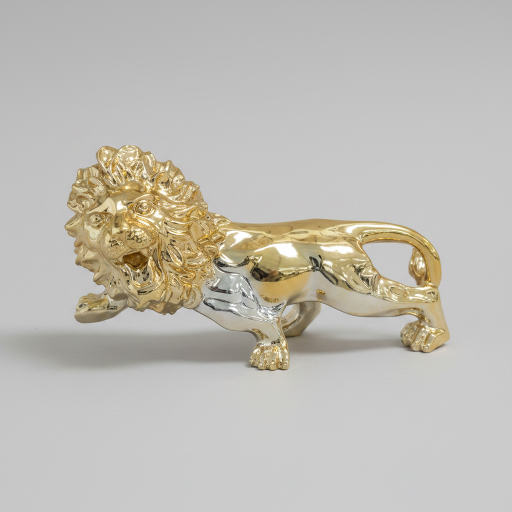 Lion 40 cm Gold