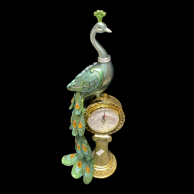 Peacock Clock