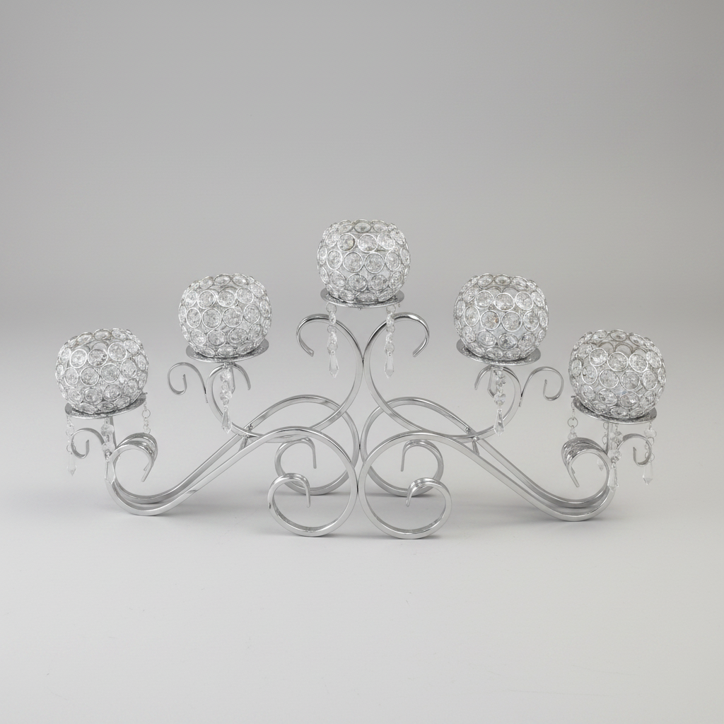 Candle Holder 7 Silver