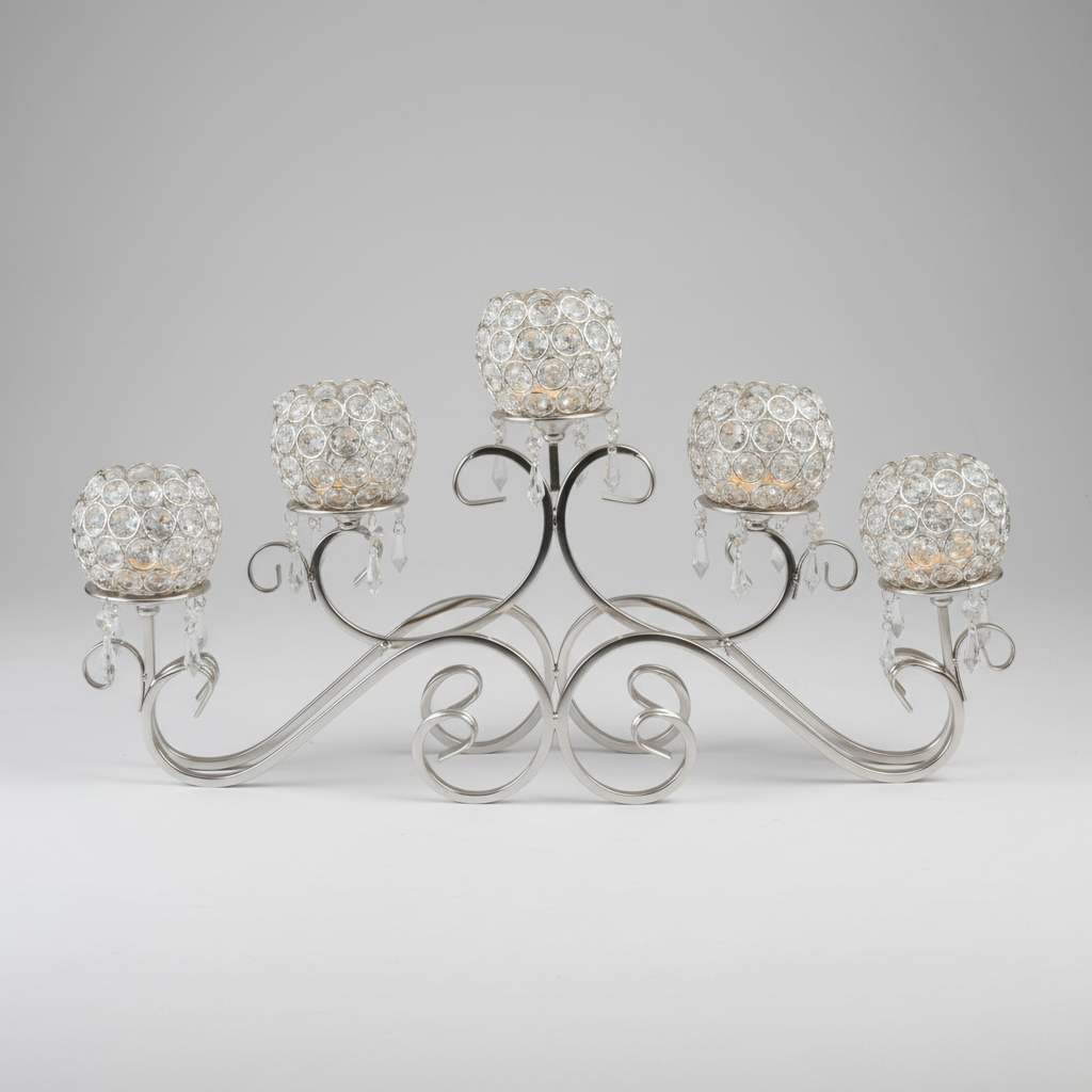 Candle Holder 7 Rose Gold