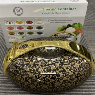 Food Warmer 6 Litre Black/Gold