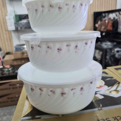 Bowl Set 3Pcs Floral