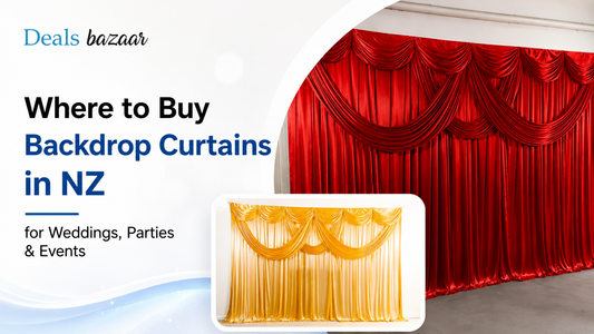 Where to Buy Backdrop Curtains in NZ for Weddings, Parties & Events