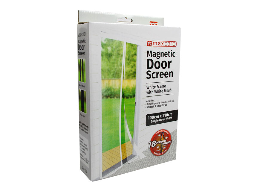 Magic Door Screen 2 x white polyester mesh panel(2100x500mm each) – 010115