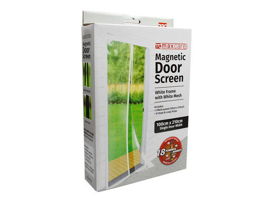 Magic Door Screen 2 x white polyester mesh panel(2100x500mm each) – 010115