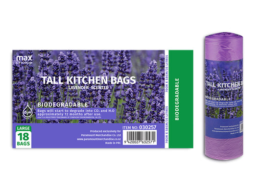 MC Kitchen Tidy Bag scented 35L 580x700mm x18’s