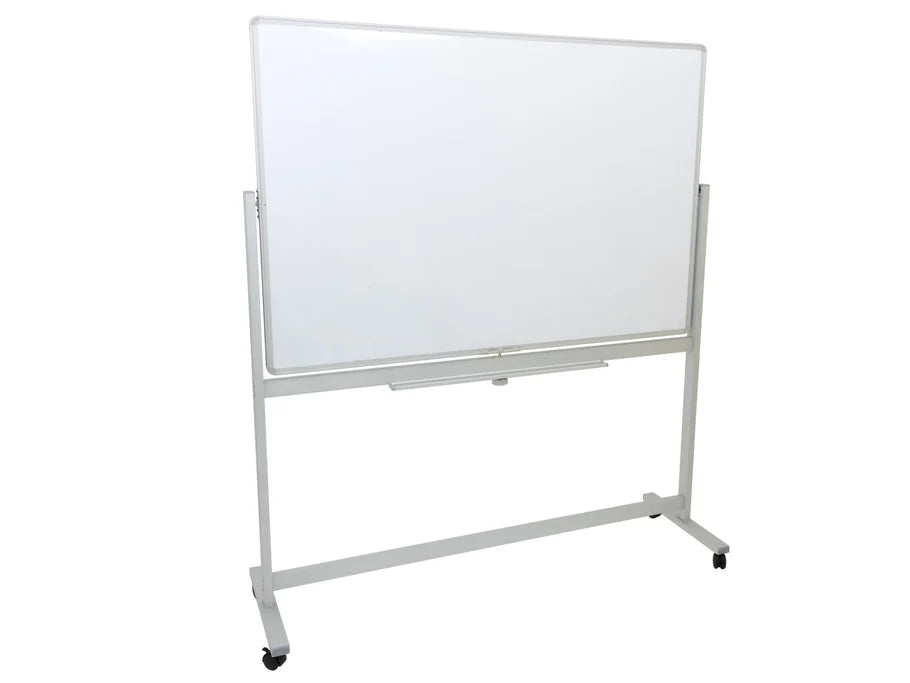 Whiteboard on Stand Mobile Double Sided White Board 1500 x 1000 Boards
