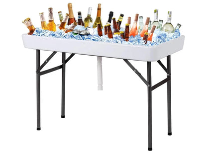 1.2m Fill & Chill Ice Tray Table - Cold Food Service & Buffet Drinks Table