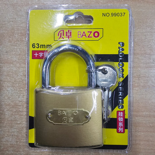 Brass Padlock 63mm