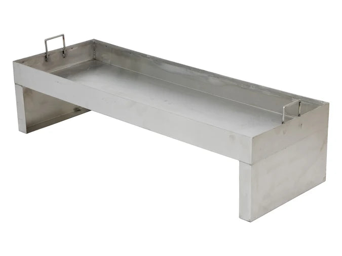 1.25m Pig Spit Roast Grease Tray - Stainless Steel