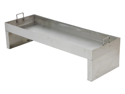 1.25m Pig Spit Roast Grease Tray - Stainless Steel