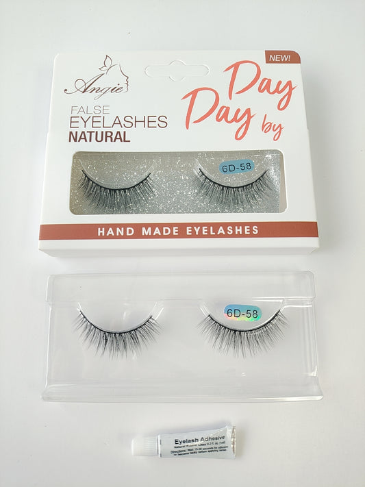 FAKE EYELASH NATURAL #6D-58