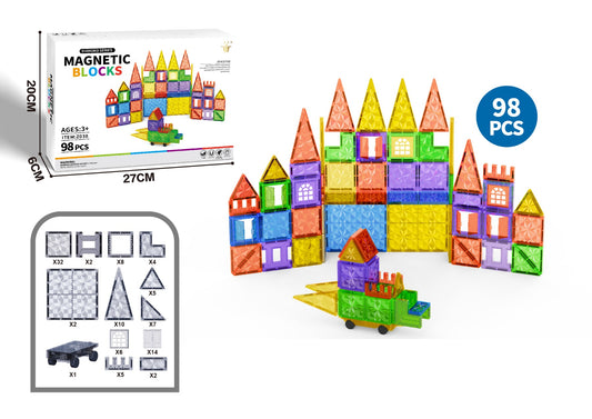 MAGNETIC BLOCKS 98 PCS