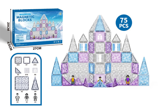 MAGNETIC BLOCKS 75 PCS