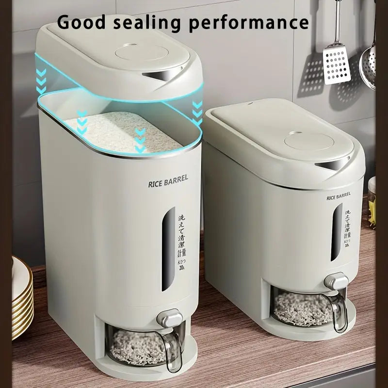 Sleek Modern Pet Food Storage Container
